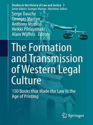 cover image of The Formation and Transmission of Western Legal Culture